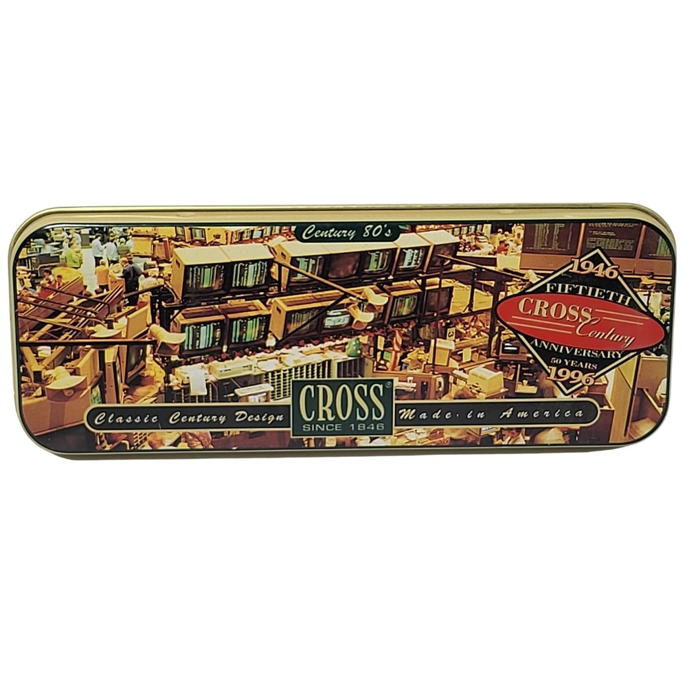 Cross Century 50th Anniversary Collectible Tin No 5 Stock Exchange 1946-1996*